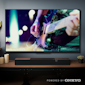 Klipsch Flexus Core 100 Under TV Playing Rock Concert 2000x2000 logo v02